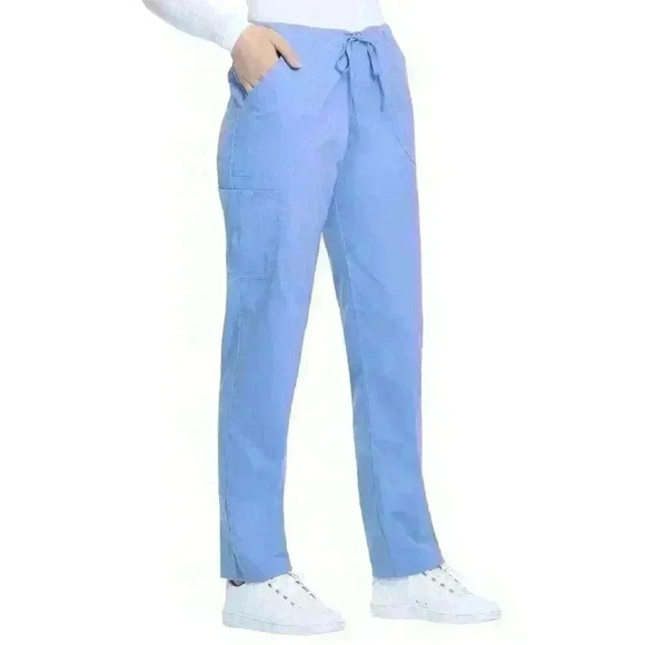 Scrubstar Core Essentials Womens Scrub Pants Drawstring Size XL, 2XL, 3XL Blue - Picture 7 of 13